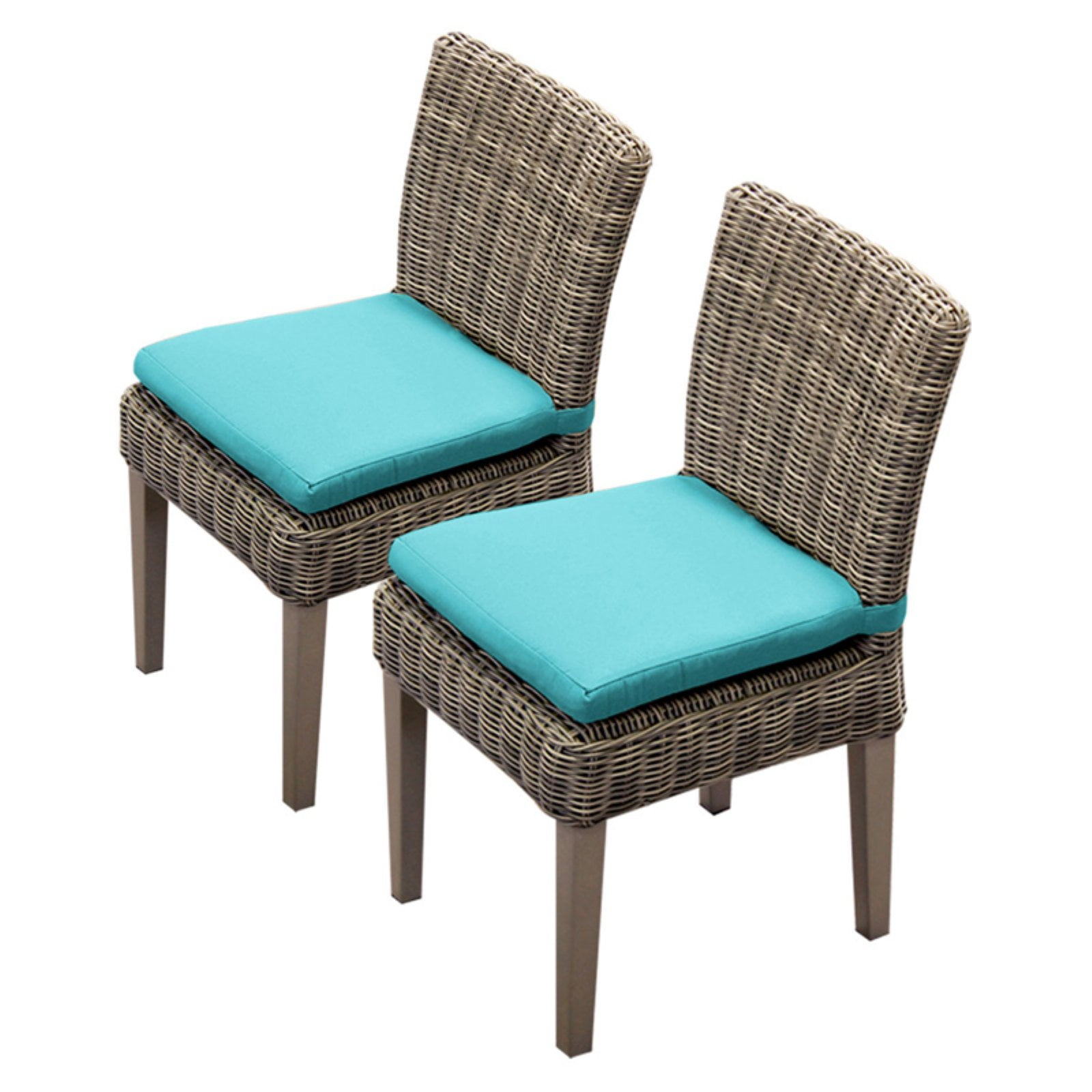 TK Classics Cape Cod Outdoor Dining Side Chair - Set of 2 with 4