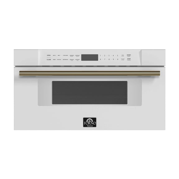 Capoliveri Espresso White 30 Inch 900 Watts Microwave Drawer 1.2 cu.ft.
