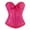 Hot Pink, variant on Women Waist Trainer, Bone Bustier Underbust Corset, Heavy Duty Underbust Steel Boned Waist Trainer, Womens Costume Corset Hot Pink XL