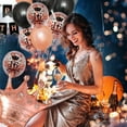 thumbnail image 2 of AYUQI Rose Gold Birthday Decorations, 16th Black Rose Gold Happy Birthday Banner Balloons Tiara Sash Birthday Decor for Girls 16th Birthday Rose Gold Black Party Decorations Supplies, 2 of 8