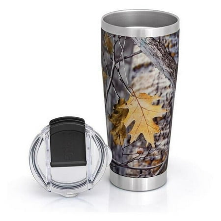 

24 oz Wall Tumbler with Flip Lid Beverage Holder Camo