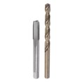 thumbnail image 1 of Uxcell 3/8-20 UN 2B Straight Flute Thread Tap 8.2mm Drill Bit Set High Speed Steel, 1 of 6