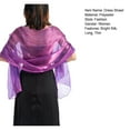 thumbnail image 7 of Mdesiwst Thin Bright Silk Solid Color Dress Shawl Bridesmaid Cheongsam Long Shawl, 7 of 7