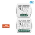 thumbnail image 3 of Tuya Wifi MóDulo de Interruptor de AtenuacióN Inteligente 10A Compatible con Control de 2 VíAs 1 Unidad Compatible con la AplicacióN Google Home Alexa Vida Inteligente, 3 of 5