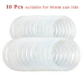 thumbnail image 2 of 10PCS Reusable Silicone Seals Plastic Storage Lids Gaskets for Leak Proof Mason Jar Lids, 2 of 8