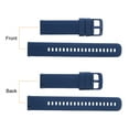 thumbnail image 4 of Uxcell Silicone Watch Band 20mm Quick Release Flexible Rubber Replacement Watch Strap with Stainless Steel Clasp for Men Women, Blue, 4 of 8
