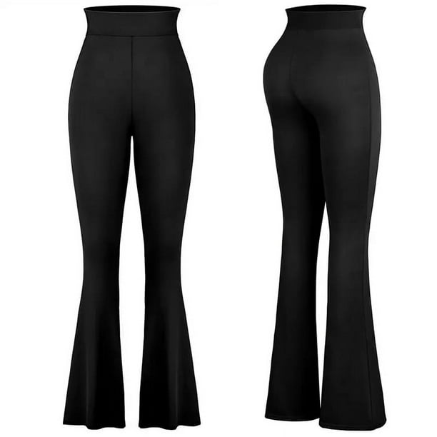  Flare Leggings For Women-Bootcut Yoga Pants For Women  Crossover High Waisted Workout Bootleg Work Pants Dress Pants