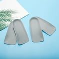 thumbnail image 5 of Unique Bargains 2 Pair Invisibility Height Increase Half Pad Shoe Inserts 0.79" Gray White, 5 of 5