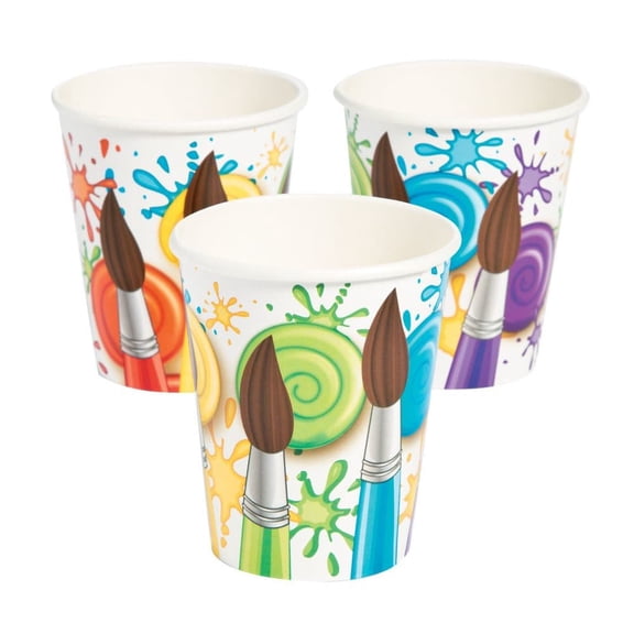 Little Artist Party Beverage Cup - Party Supplies - 8 Pieces