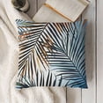 thumbnail image 3 of SHANXI Throw Pillow Covers Botanical Tropical Green Leaf Pattern Print Cushion Cover Soft Pillow Cases for Home Sofa Bed Chair Car Office Decorative 22x22in, 3 of 5