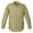 Khaki, variant on TAG SAFARI Adult Male Shooter Long Sleeve Shirt, Color: Khaki, Size: S