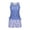 Blue#002, variant on Women's Pajama Set 2 Piece Sleepwear Tank Top & Shorts Loungewear Soft Breathable Summer Homewear for Women