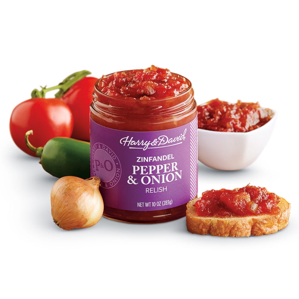 Harry & David Pepper & Onion Relish with Zinfandel, 10 Oz - Walmart.com