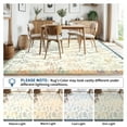 thumbnail image 6 of GlowSol 2'x6' Washable Runner Rug Modern Floral Runner Rug Soft Non Slip Bedroom Runner for Laundry Room Hallway Kitchen, Multi, 6 of 8