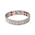 thumbnail image 1 of Pulsera de hombre con imán hexagonal esférico, pulsera ancha cuatro en uno, 1 of 6