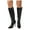 Black, variant on Stiletto High Heels Womens Knee High Boots Pointy Toe Sexy Tall Boot Leather Dressy Slip on Booties