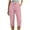 Pink, variant on CFLVAEK Twill Cargo Pants for Women Casual High Waisted Capri Pants Comfy Roll Up Wide Leg Cropped Pants with Pockets Navy XXL