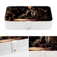 thumbnail image 4 of Skull PU Leather Jewelry Box with Removable Compartment and Necklace Holder - Portable Jewelry Display Case for Jewelry Boxes, 4 of 6