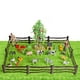 thumbnail image 2 of de de aves de corral con cerdo pollo perro modelo de construcción sólida mini árbol de verduras modelo, 2 of 9