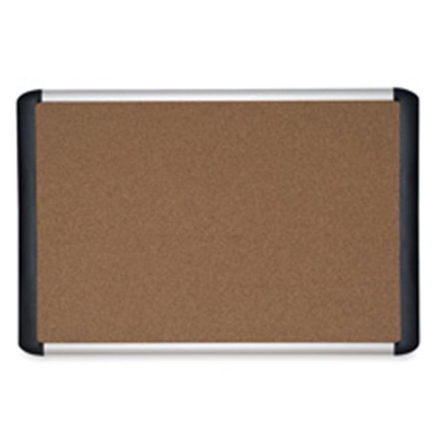 MasterVision BVCMVI030501 Tech Cork Board 24x36 in. Silver Frame