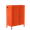 Orange, variant on CHSHIN 31.5"H Modern Metal Bathroom Floor Cabinet with Shelves for Home,Entryway,White(Width:23.6")