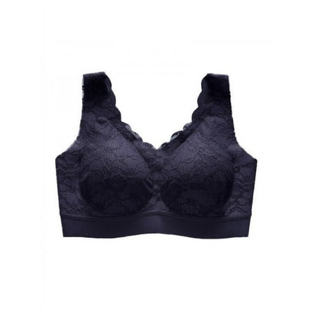 

Women Comfort Cross Side Buckle Push-up Wireless Bra
