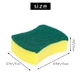 thumbnail image 6 of 30pcs Multi-purpose Double-faced Sponge Scouring Pads Dish Washing Scrub Sponge Stains Removing Cleaning Scrubber Brush for Kitchen Garage Bathroom, 6 of 8