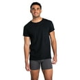 thumbnail image 3 of Fruit of the Loom Men's Crew Neck T-Shirt Undershirts, Assorted Color Multipacks, Sizes S-3XL, 3 of 9