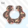 thumbnail image 3 of Hirioo Cut Pug for Baby Cotton Petal Bib Drool Bibs for Baby Boy Unisex, 3 of 9