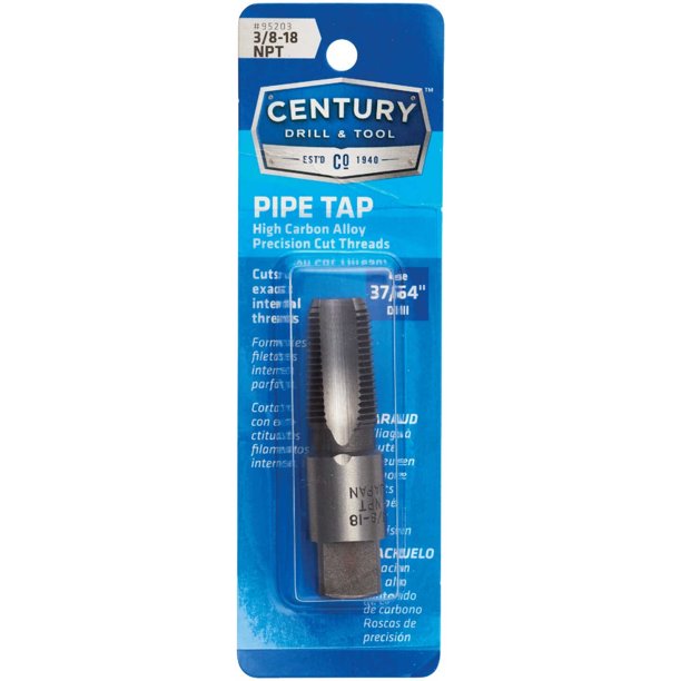Century Drill & Tool 3/818 NPT National Pipe Thread Tap