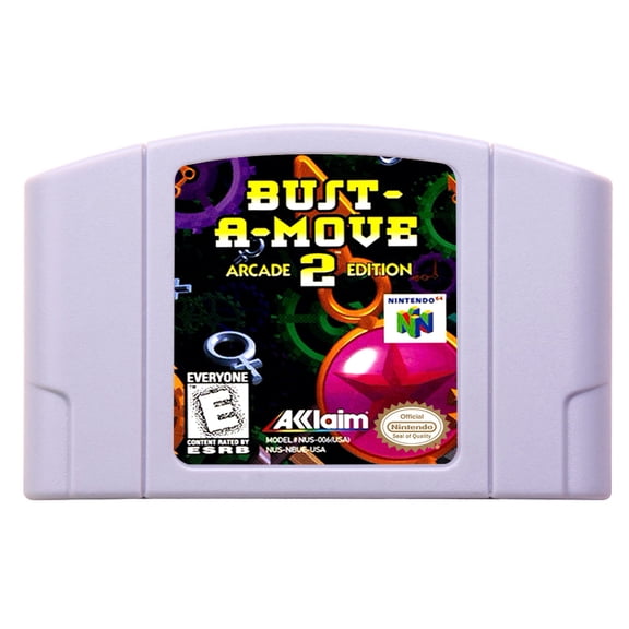 Video Games Compatible for the n64 console, replacement cartridge for Bust-A-Move 2 - Arcade Edition NTSC