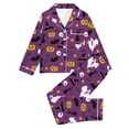 thumbnail image 4 of LILIYA Halloween 2-Piece Loose-fit Button Down Matching Pajama Set, Soft & Cute for Cozy Nightwear Loungewear 9-10 Years, 4 of 4