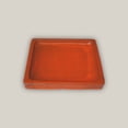thumbnail image 2 of Square | Tropical Orange Ceramic Plant Saucer | High Fired Ecofriendly Clay - Sizes 8"-15" - FREE SHIPPING (11.5"W, TropicalOrange, HighFiredCeramicClay), 2 of 11