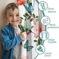 thumbnail image 3 of Blackout Kids Curtains,Pioneer Flower Floral Print Pattern Childrens Insulated Curtains Set Of 2,Bedroom Essentials,Toddler Room Decor 42"x54", 3 of 5