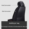 thumbnail image 3 of Universal Fit Front Car Seat Cushion Cover Luxury Leatherette Front Car Seat Mat, Easy to Install, Luxury Cushion Car Seat Protector For Trunk Car SUV, 3 of 10