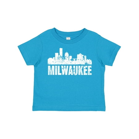 

Inktastic Milwaukee Skyline Grunge Boys or Girls Toddler T-Shirt