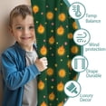 thumbnail image 3 of Blackout Kids Curtains,Dark Green Star Sun Pattern Childrens Insulated Curtains Set Of 2,Bedroom Essentials,Toddler Room Decor 42x54in(106x137cm), 3 of 5