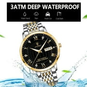 POEDAGAR Men Watch Fashion Business Quartz Watches Top Swiss Brand Luxury Waterproof Luminous Stainless Stain Men's Wristwatches