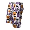 thumbnail image 4 of GrmtClth Halloween print shorts for men Cute Pumpkin Outdoor Short Pants Relaxed Lightweight Breathable Knee Length Cargo Shorts Daily Fun Party Clothes Purple M, 4 of 5