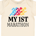 thumbnail image 4 of Inktastic My 1st Marathon Race Boys or Girls Baby Bodysuit, 4 of 5