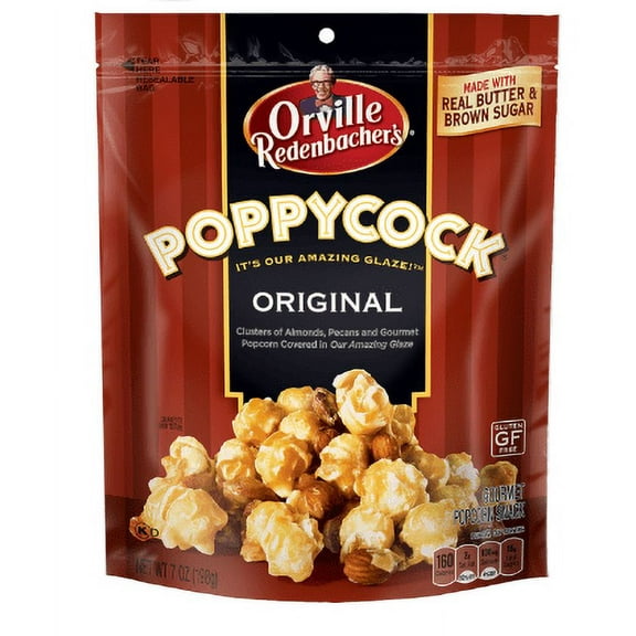 Orville Redenbacher's Poppycock Original Gourmet Popcorn 7 oz (Pack of 4)