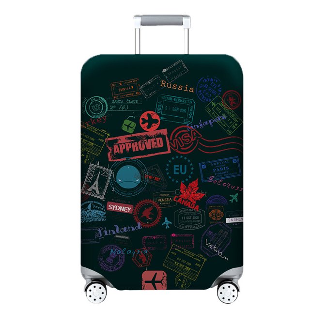 Wholesale spot thickened elastic case luggage case protective cover pull rod suitcase jacket dust cover