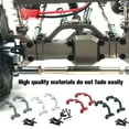thumbnail image 4 of destyer 2 Pièces RC Voiture Traction Base de Tige de Contrôle à Distance Véhicule Servo Mount Réparation Automobile Accessoires Modifiés Pièces de Rechange Noir, 4 of 6