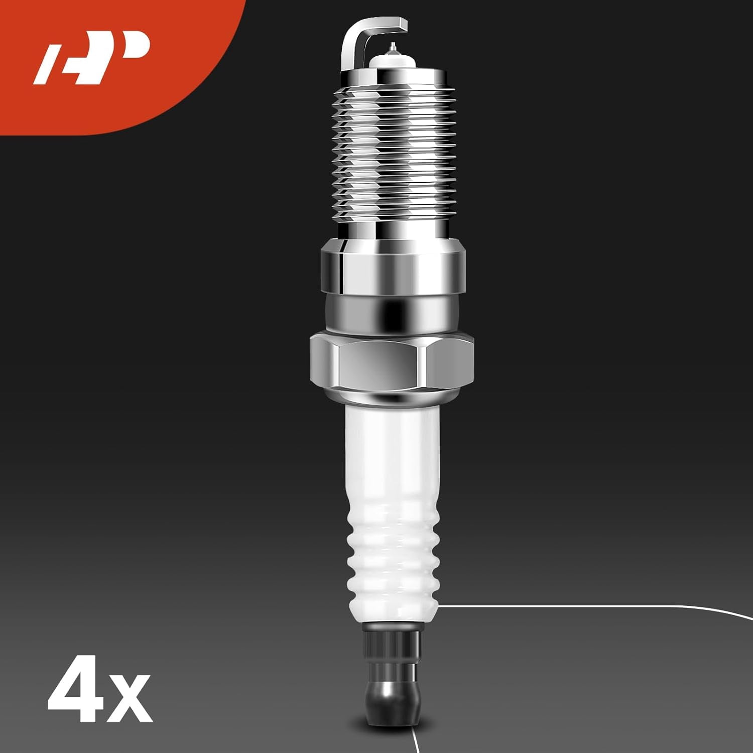 A-Premium Set of 4 Ignition Coil Pack and Iridium Spark Plugs Compatible with Ford Escape 2005-2008 2.3L, Focus 2011 2.0L, Transit Connect 2010-2013 2.0L & Mercury Mariner 2005-2008 2.3L