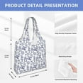 thumbnail image 3 of Vsdgher World Travel2 Print canvas Tote Bag, Lightweight Cloth Bags, Suitable for shopping, groceries, travel, 3 of 4