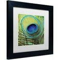 thumbnail image 2 of Trademark Fine Art "Peacock Candy V" Canvas Art by Color Bakery White Matte, Black Frame, 2 of 4