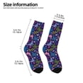 thumbnail image 2 of Honeii Colorful Butterflies Print Children's Colorful Socks,Unisex Kids and Toddlers' Cushioned Sock,Kids Athletic Crew Socks,for Everyday Wear and Sports, 2 of 5