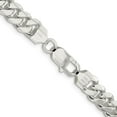 thumbnail image 3 of 925 Sterling Silver Curb Chain Styles Necklace 7.8 mm Polished Domed 24 inch, 3 of 4