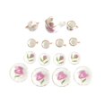 thumbnail image 2 of Mini House Tableware Set Accessory Miniature Teapot Model Kitchen Adornment 1/12 Scale Ceramic Scene Layout Dinnerware Kit Rose, 2 of 7
