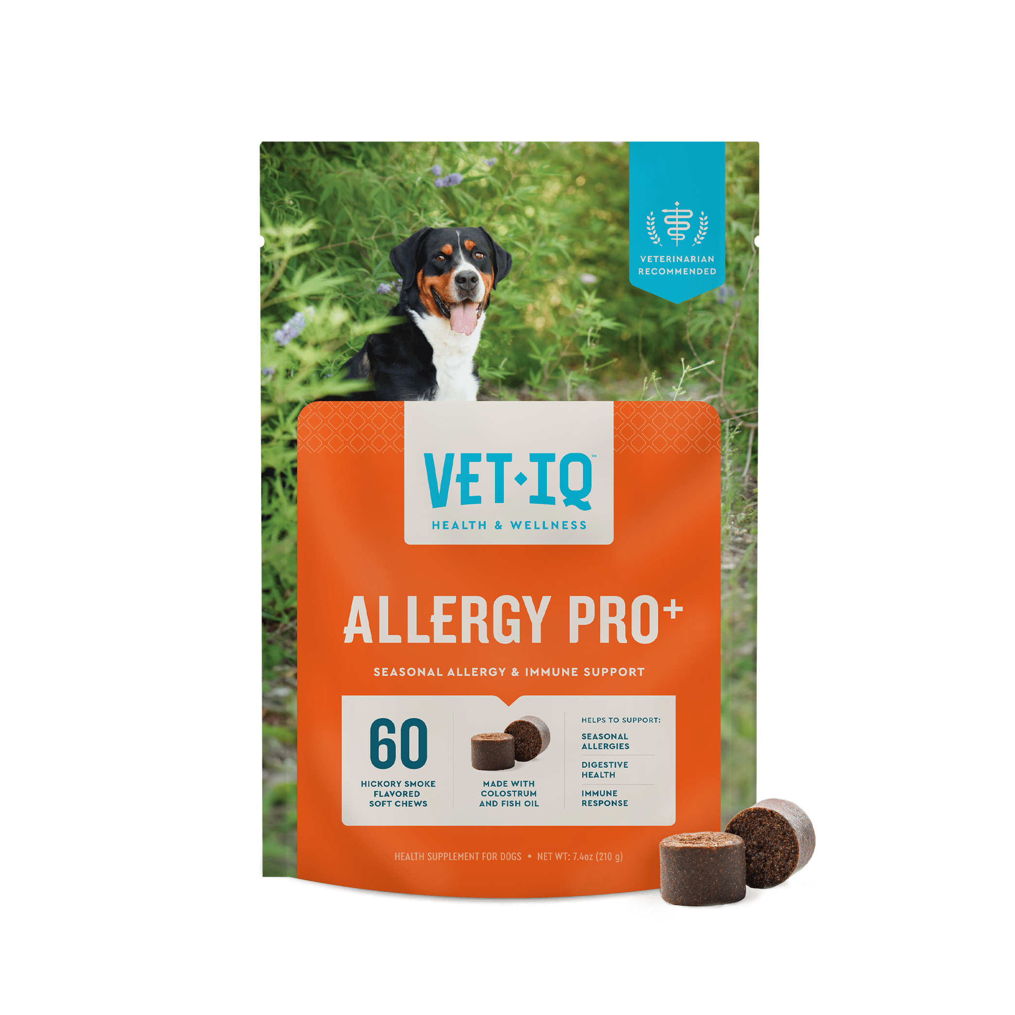 VetIQ Allergy Pro+ Soft Chews for Dogs Seasonal Allergy Relief